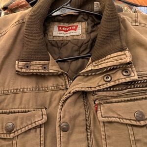 Levi's Men's Tan Military Jacket